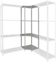 Стеллаж металлический угловой Титан МС 2500x800x600/3