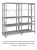 Стеллаж для одежды ТСУ 3/4 (3000х1060х600) УП Стеллаж для одежды ТСУ 3/4 (3000х1060х600) УП