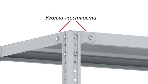 Стеллаж металлический Титан МС-750 2200x1000x500/8