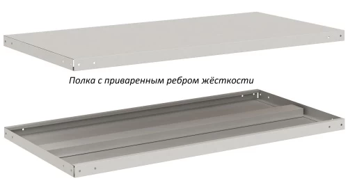 Стеллаж металлический Титан МС-750 3000x1500x600/2